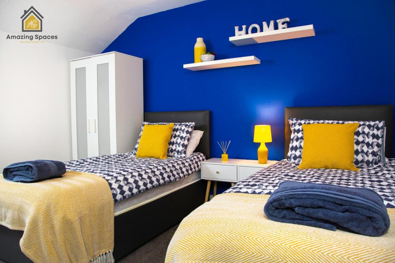 Large Unique 2 Bedroom Duplex Apartment With Private Parking & Free Wifi - Vat Qualifying By Amazing Spaces Relocations Ltd Warrington Exterior photo