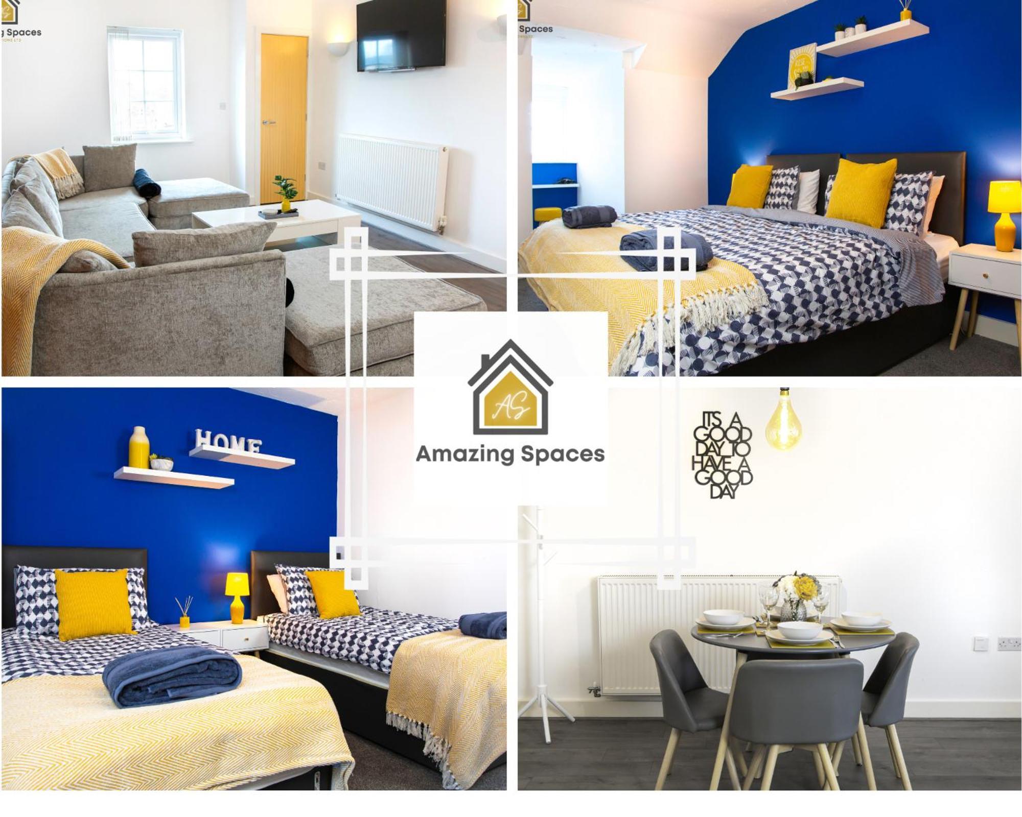 Large Unique 2 Bedroom Duplex Apartment With Private Parking & Free Wifi - Vat Qualifying By Amazing Spaces Relocations Ltd Warrington Exterior photo
